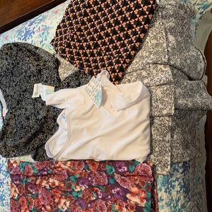 Lot of LuLa Roe skirts, dress, & Irma. 2 new items